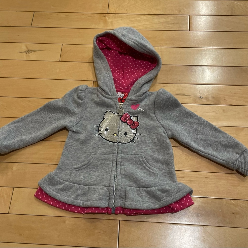 Girls Hello Kitty zip up